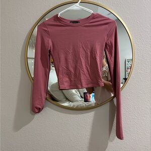Forever 21 Mauve Long Sleeve Top